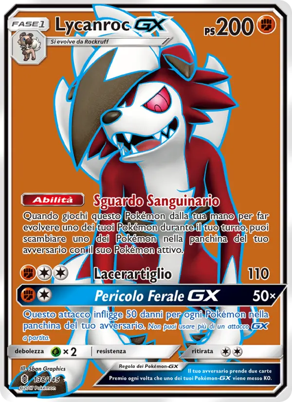 Lycanroc GX card image