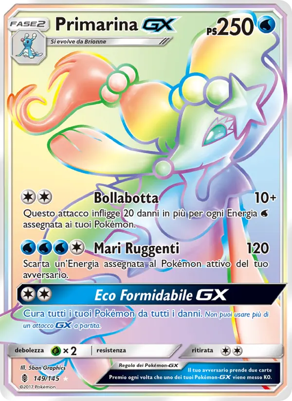Primarina GX card image