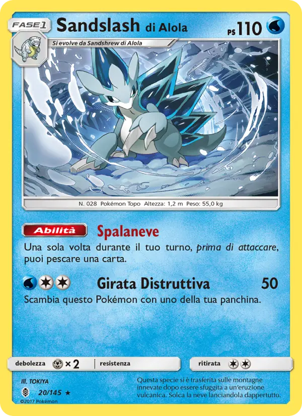 Sandslash di Alola card image