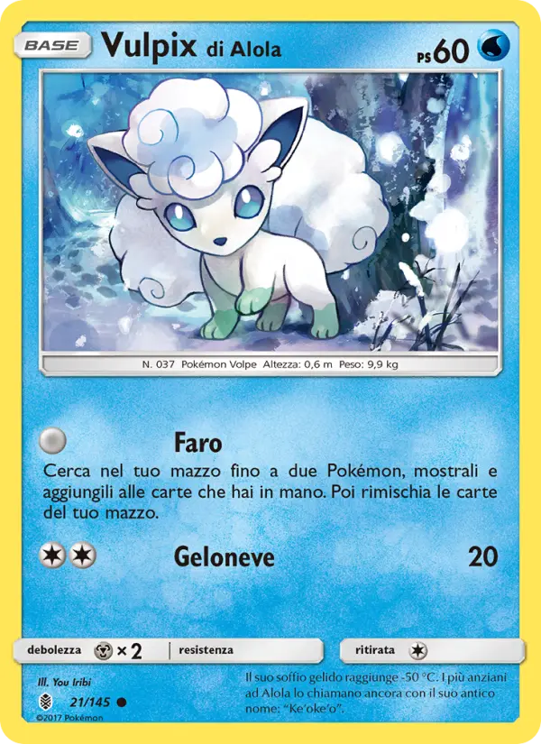 Vulpix di Alola card image