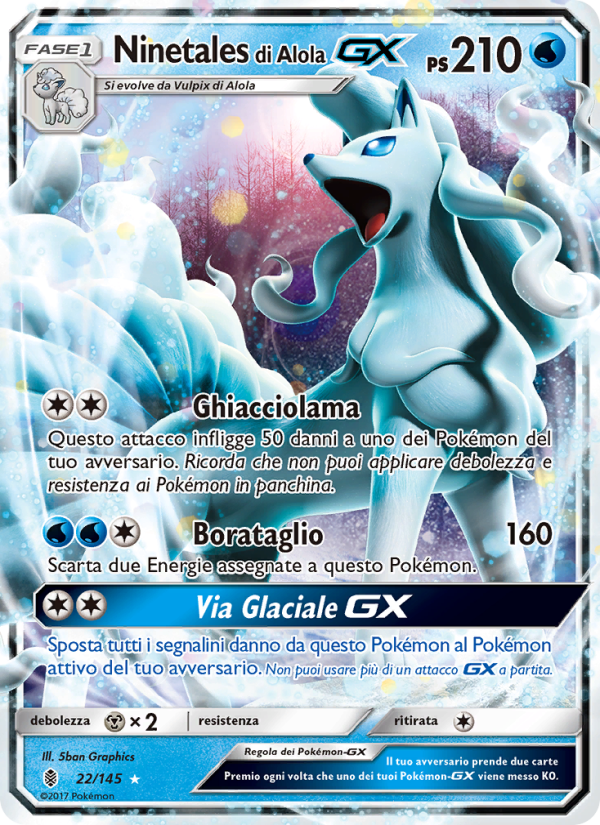 Ninetales di Alola GX