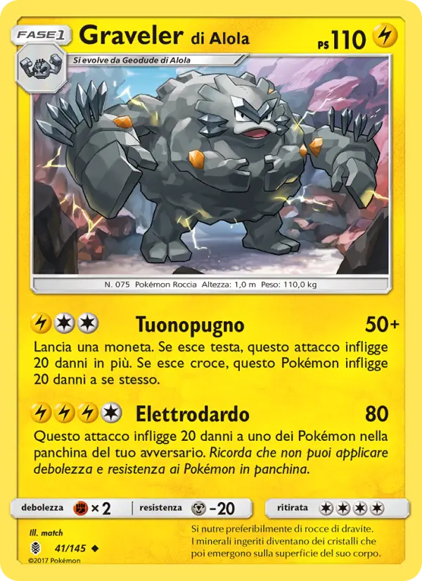 Graveler di Alola card image