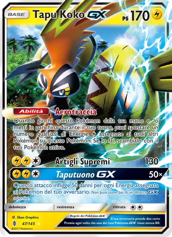 Tapu Koko GX card image