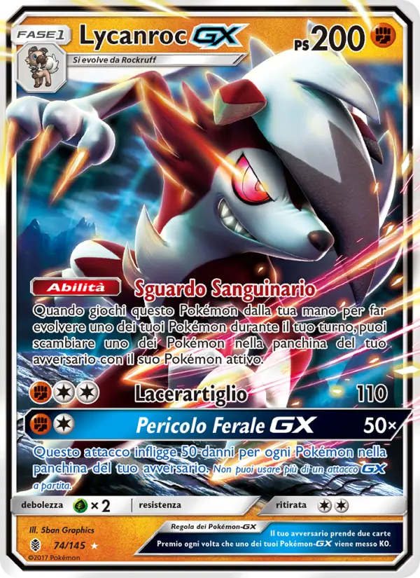 Lycanroc GX card image