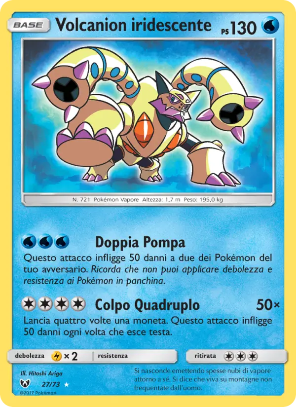 Volcanion iridescente card image