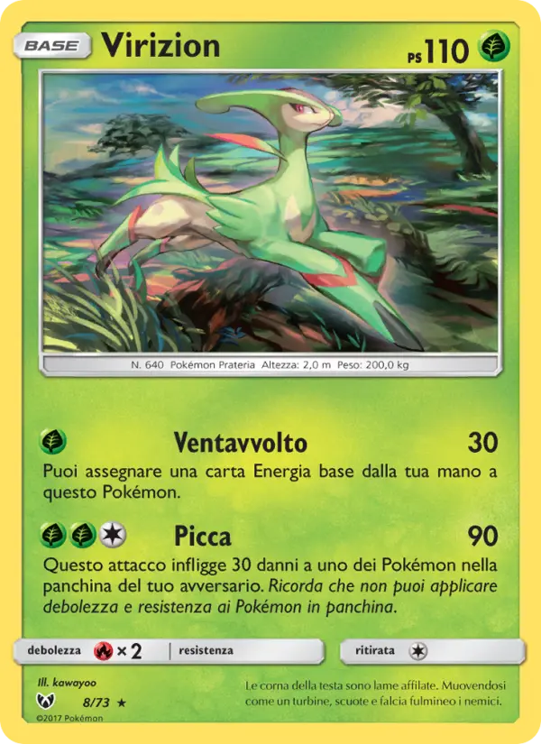 Virizion card image