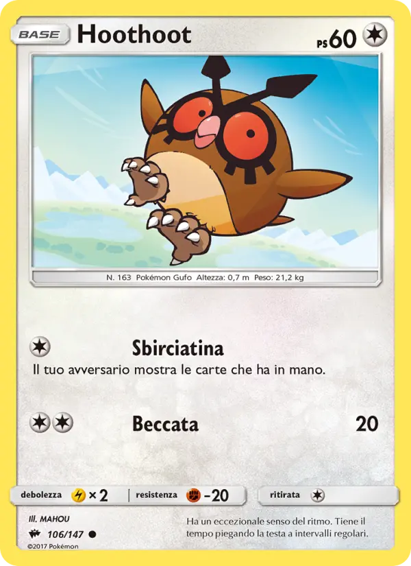 Hoothoot card image
