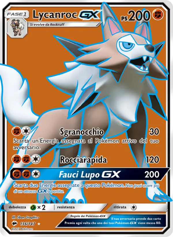 Lycanroc GX card image