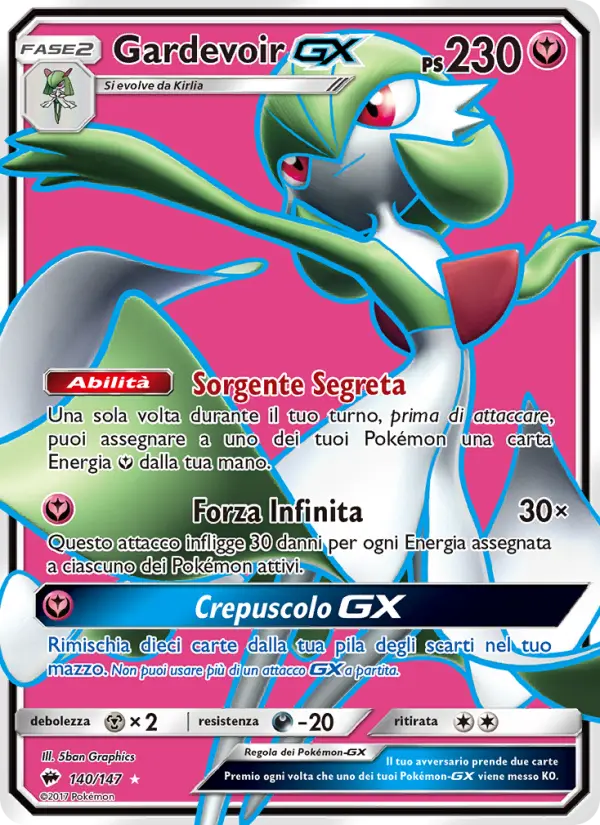 Gardevoir GX card image
