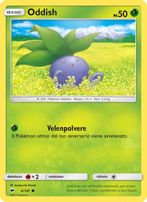 Oddish card image