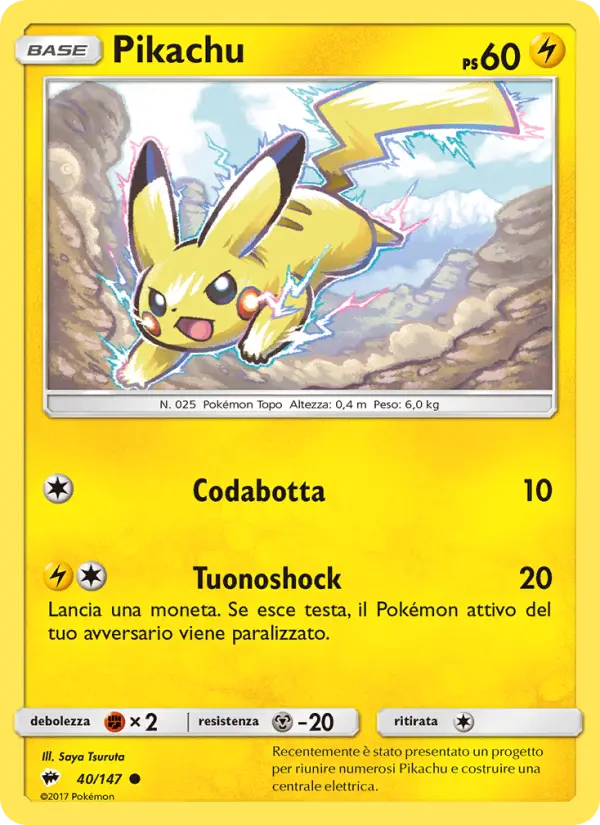 Pikachu card image