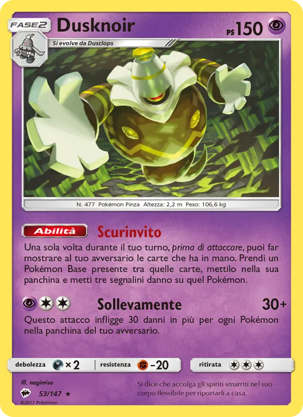 Dusknoir card image