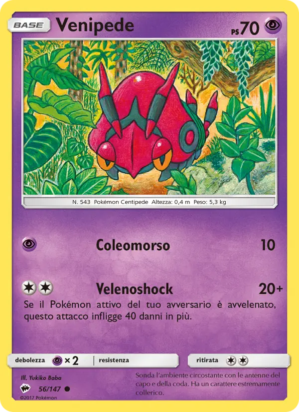 Venipede card image