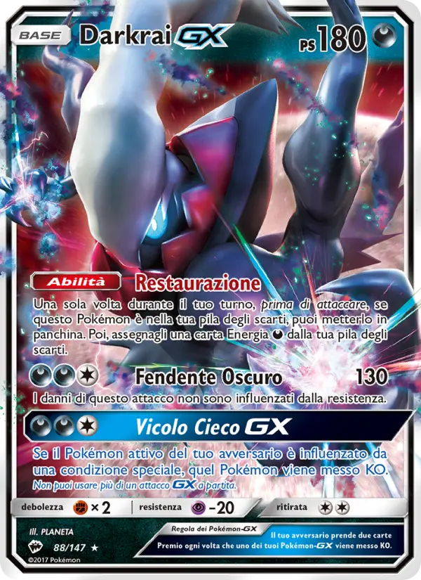 Darkrai GX card image