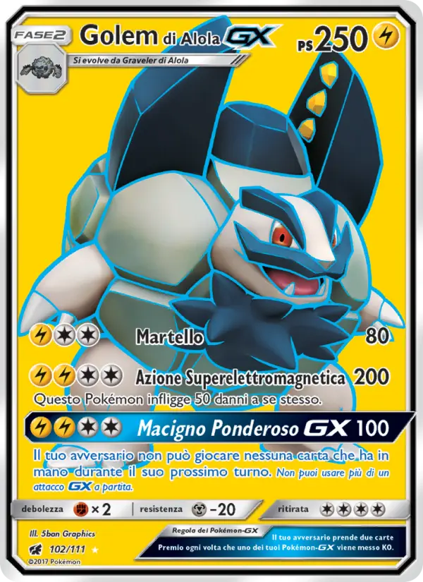 Golem di Alola GX card image