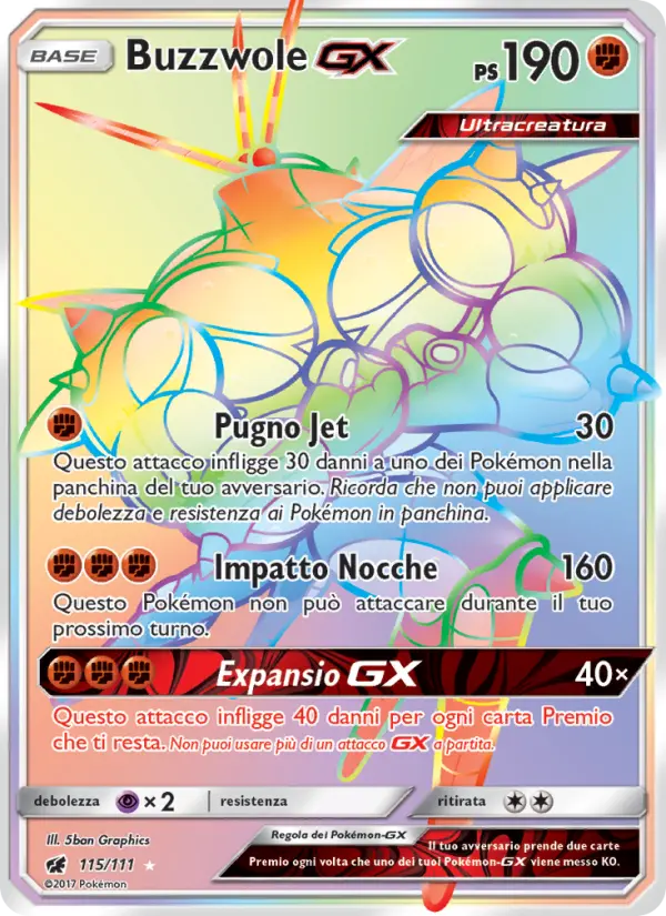 Buzzwole GX card image
