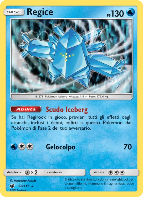 Regice card image