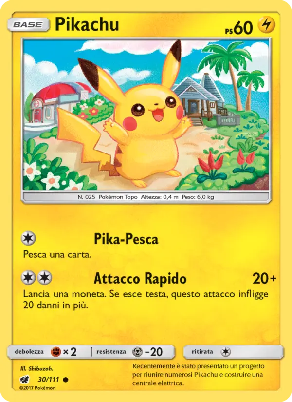 Pikachu card image