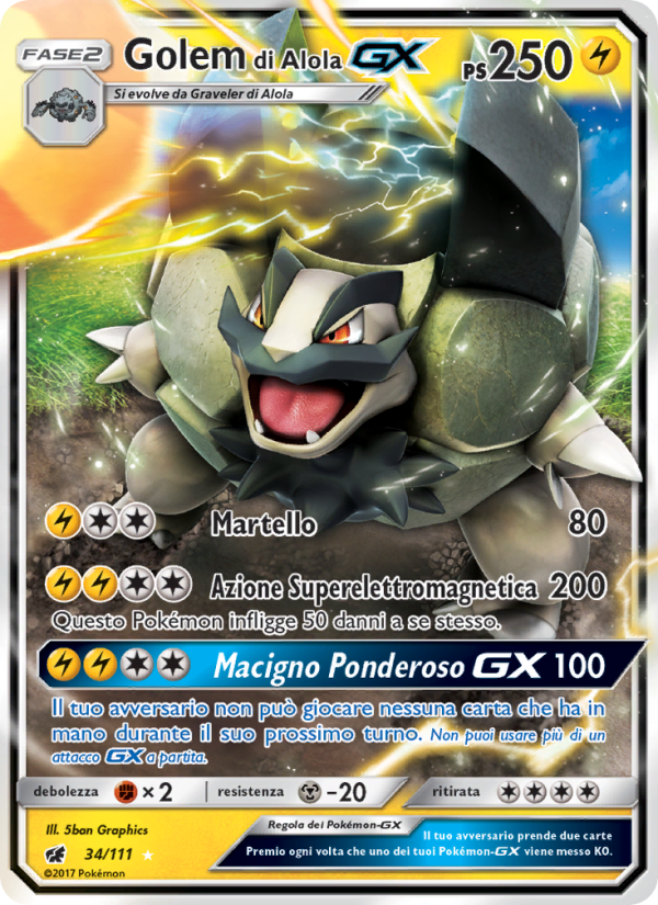 Golem di Alola GX