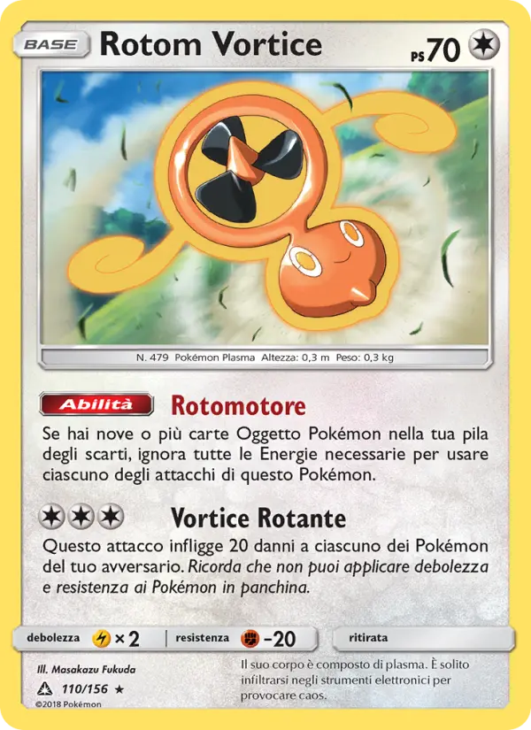 Rotom Vortice card image
