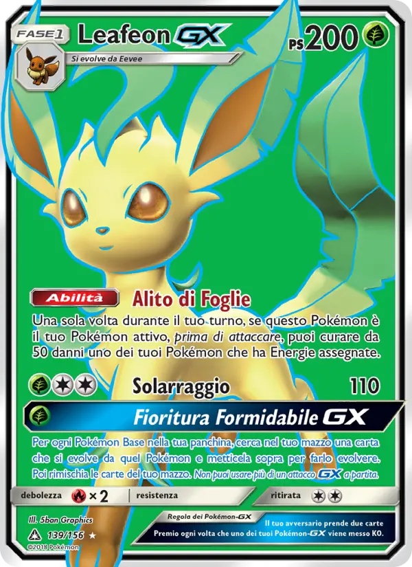 Leafeon GX card image