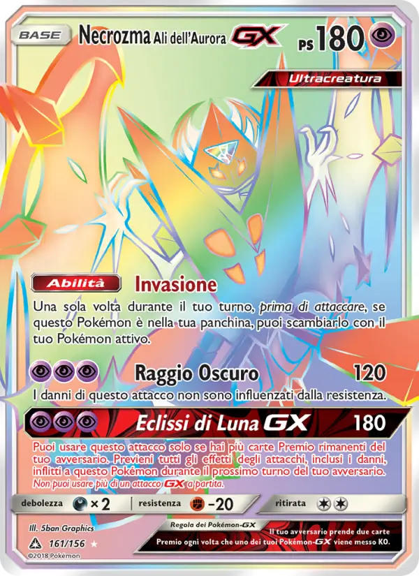 Necrozma Ali dell’Aurora GX card image