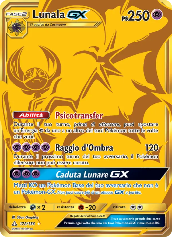 Lunala GX card image