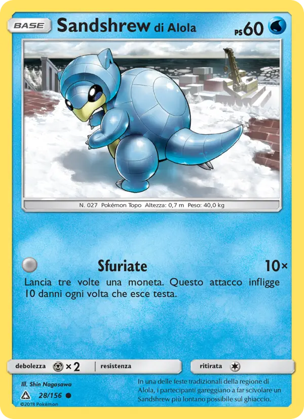 Sandshrew di Alola card image
