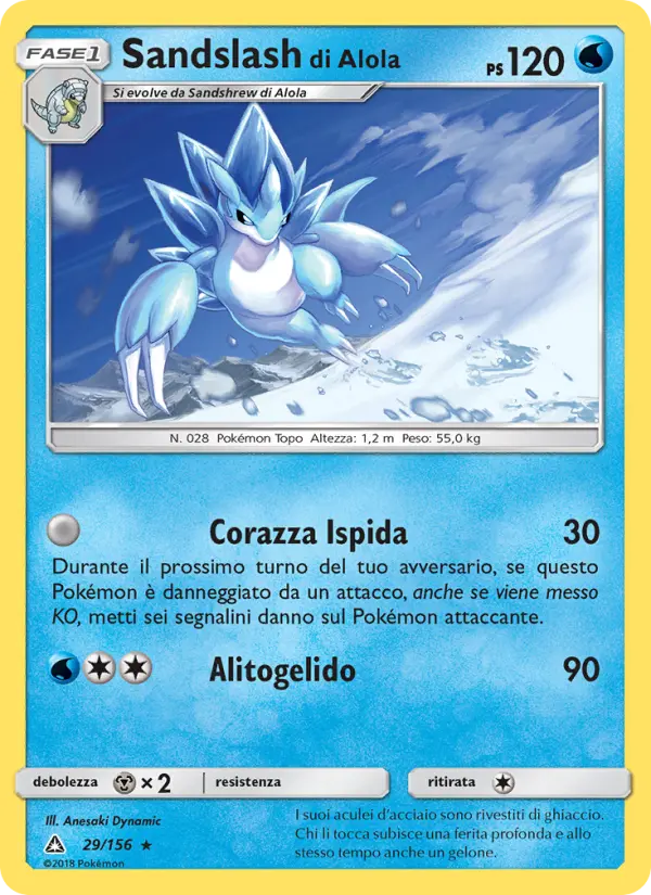Sandslash di Alola card image