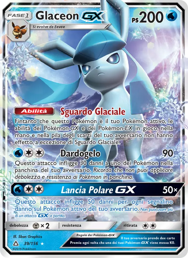 Glaceon GX card image