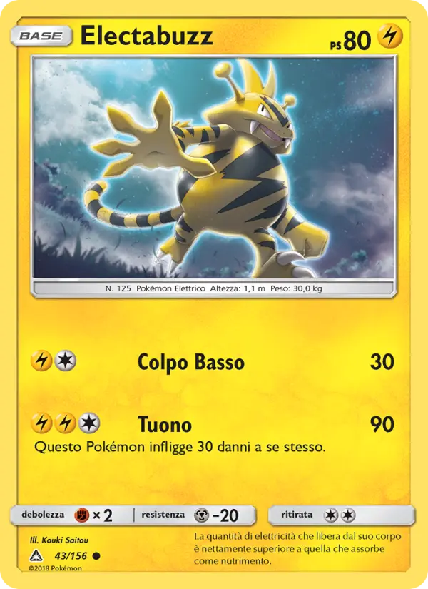 Electabuzz card image