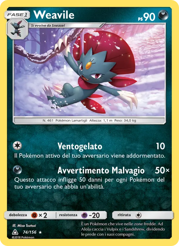 Weavile card image
