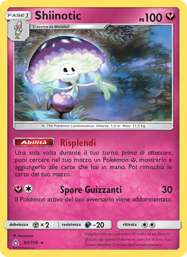 Shiinotic card image