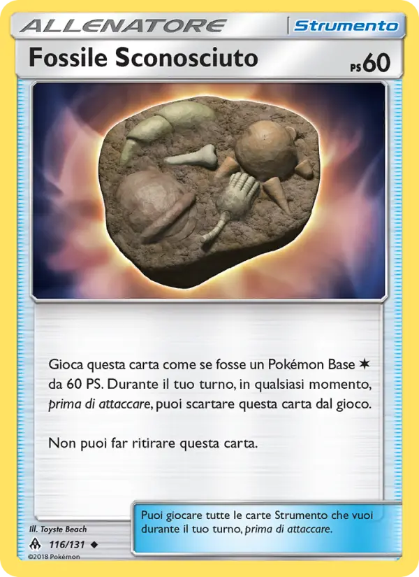Fossile Sconosciuto card image