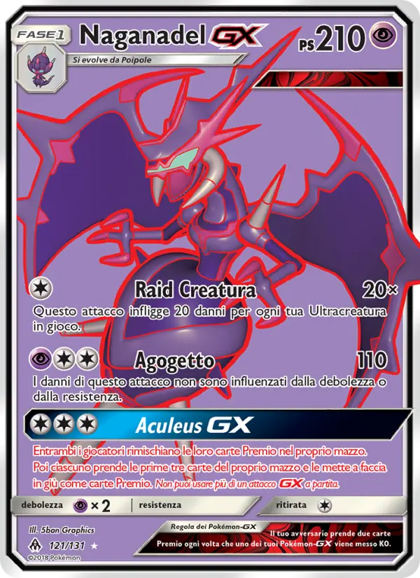 Naganadel GX card image