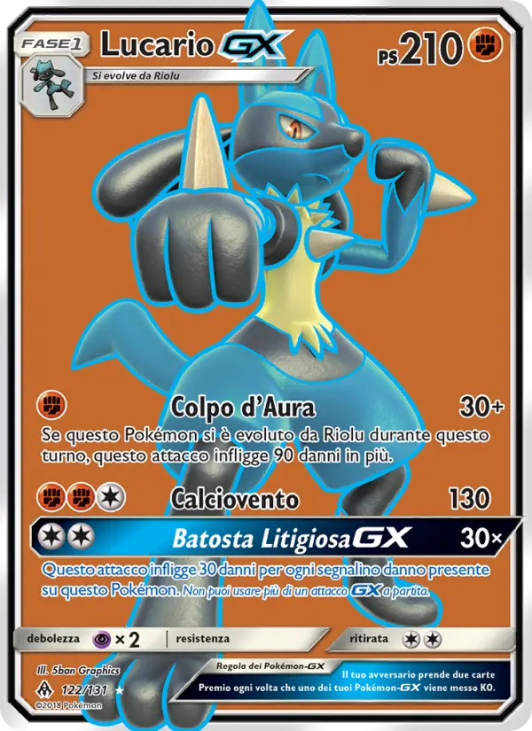 Lucario GX card image