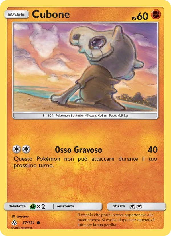 Cubone card image