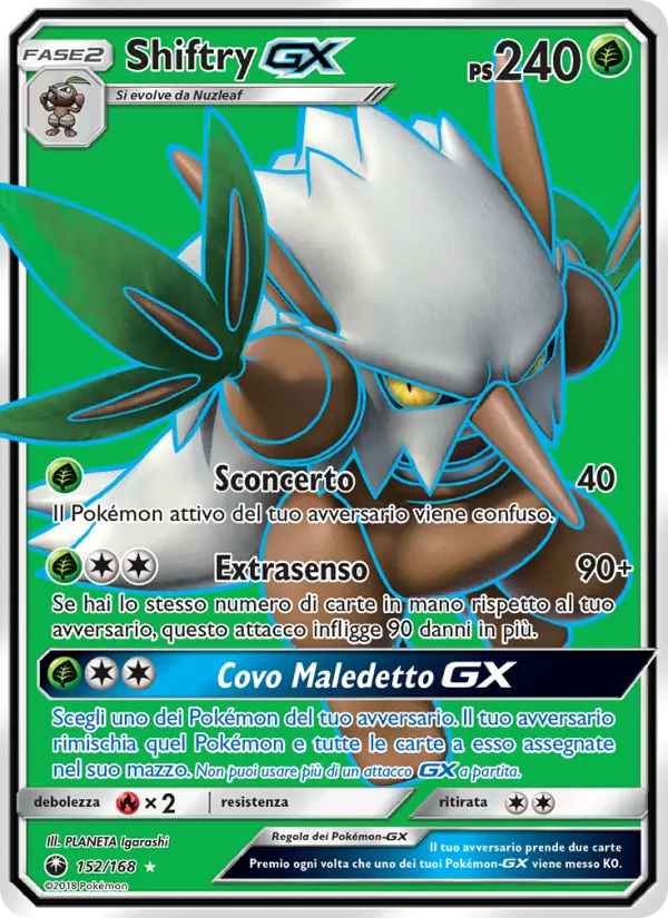 Shiftry GX card image