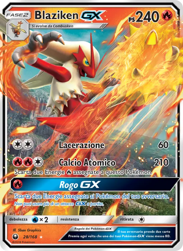 Blaziken GX card image