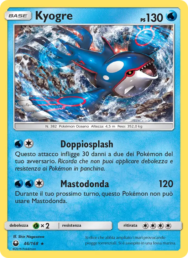 Kyogre card image