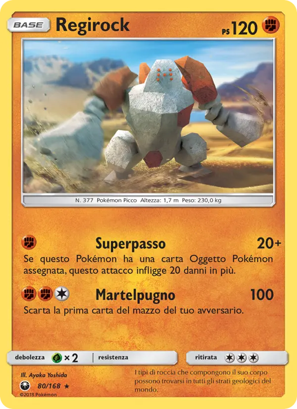 Regirock card image
