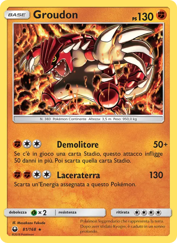 Groudon card image