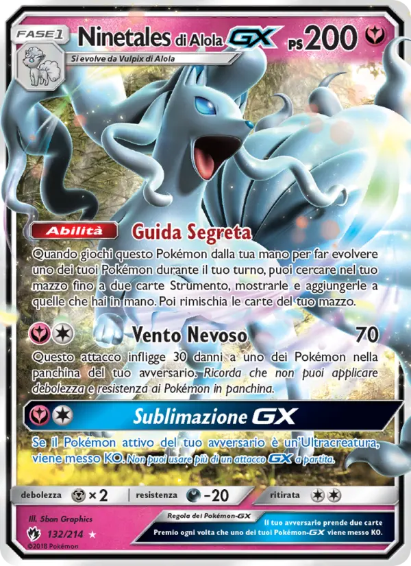Ninetales di Alola GX card image