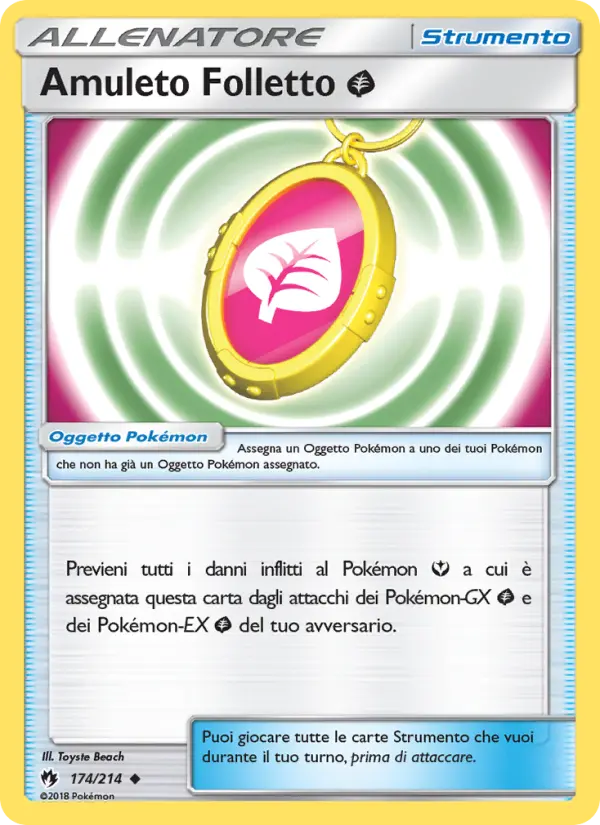 Amuleto Folletto Grass card image