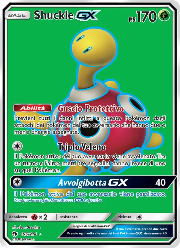 Shuckle GX card image