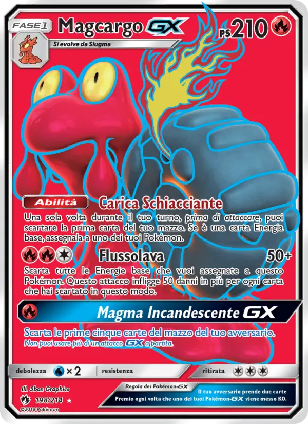 Magcargo GX card image