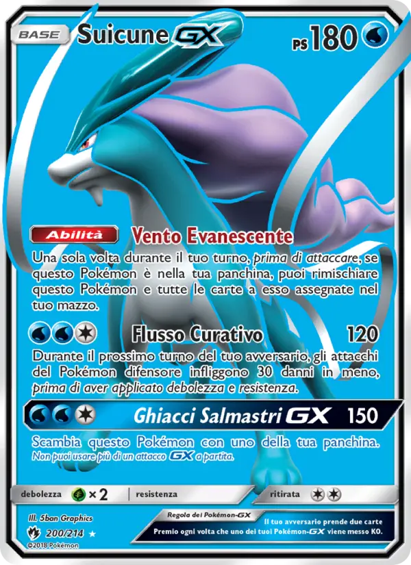 Suicune GX card image
