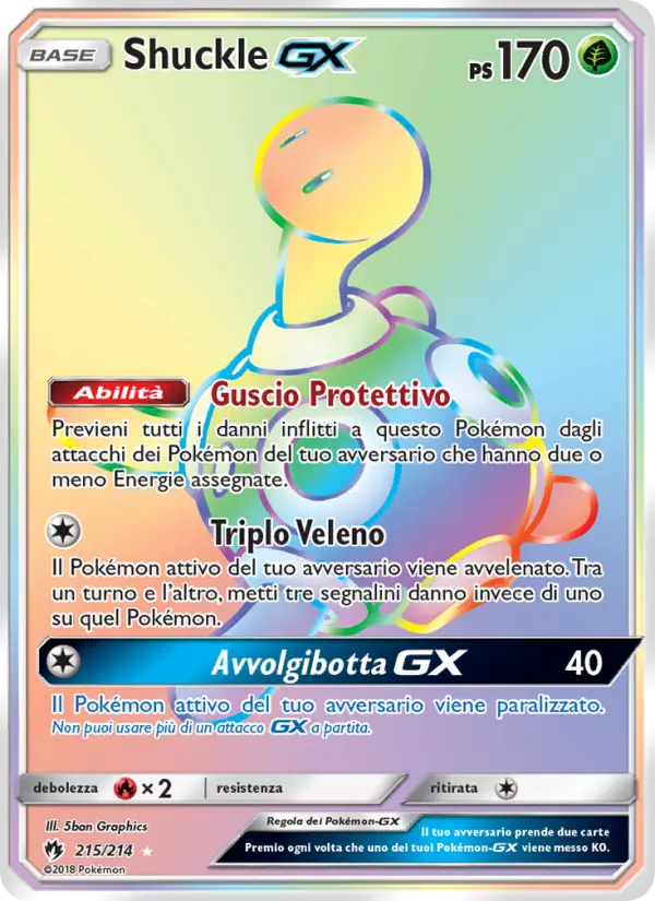 Shuckle GX card image