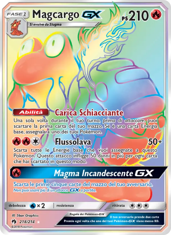 Magcargo GX card image