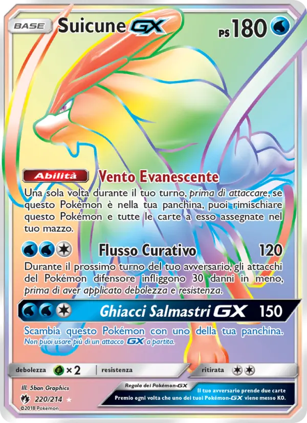 Suicune GX card image